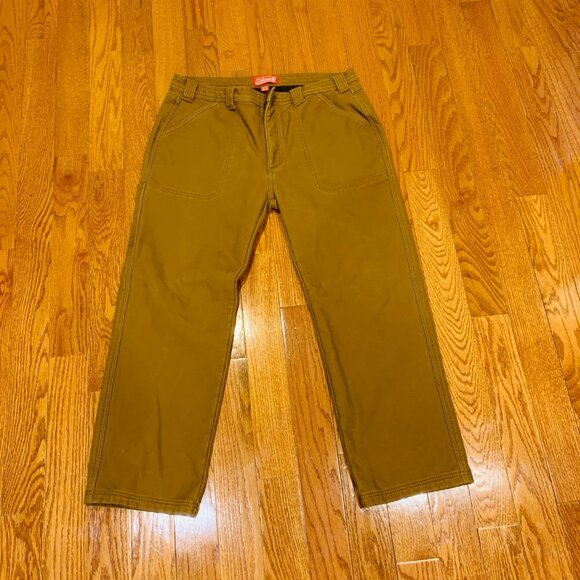 Coleman Men's Outdoor Pants Dark Brown Fleece Lined Hunting 38 x 30 - Picture 1 of 16